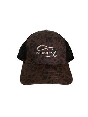 Infinity Her Brown Floral Trucker Hat unisex
